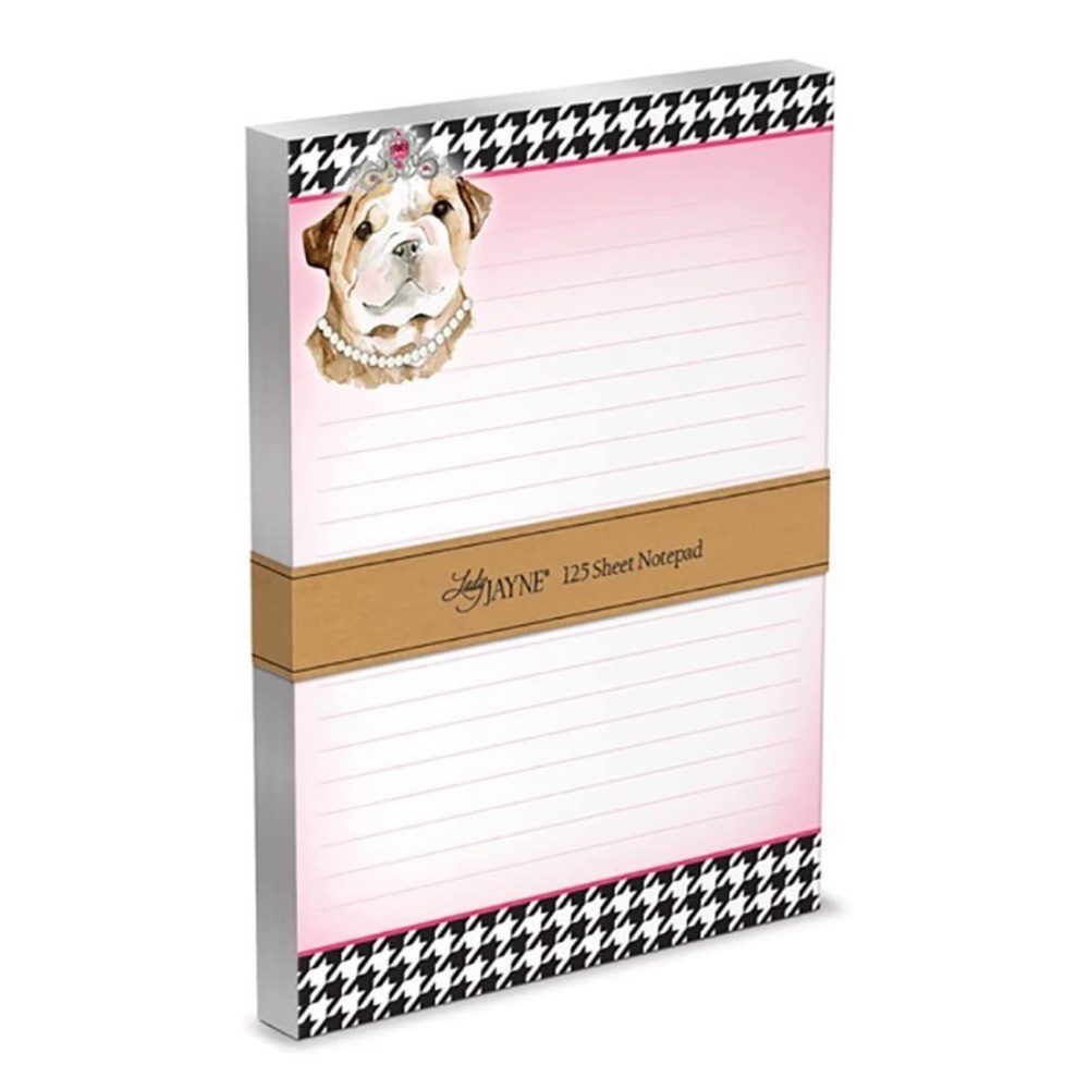 Lady Jayne Pet Lover 5x7 Note Pad - Fancy Bulldog (11605)